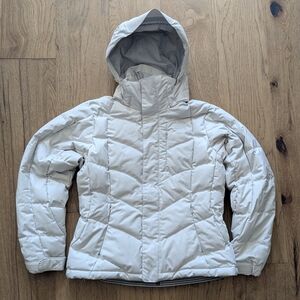 Women’s Hooded Winter Jacket — Light Gray